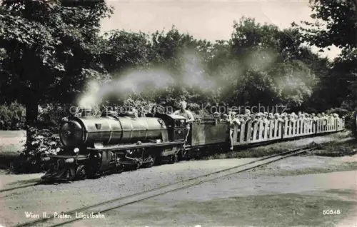 AK / Ansichtskarte Liliputbahn Kleinbahn Eisenbahn-- Wien 2 Prater