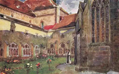 AK / Ansichtskarte Heiligenkreuz Stift Wienerwald Niederoesterreich AT Wienerwald Cistercienser Abtei