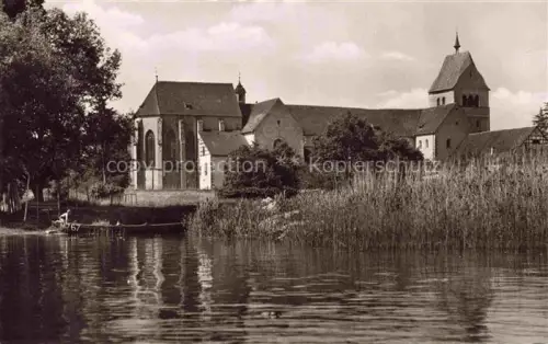 AK / Ansichtskarte Mittelzell Reichenau Konstanz BW Muenster Ansicht vom See aus