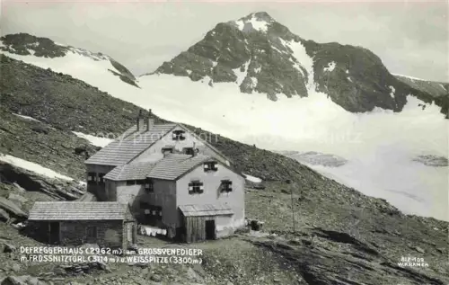 AK / Ansichtskarte Hinterbichl 1300m Praegraten Osttirol AT Defreggerhaus am Grossvenediger Hohe Tauern