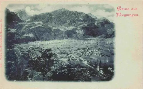 AK / Ansichtskarte Meyringen Meiringen BE Panorama Blick ins Tal Berner Alpen