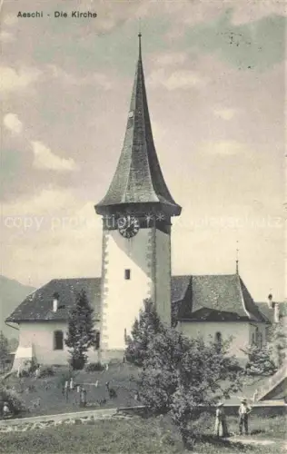 AK / Ansichtskarte Aeschi  Spiez BE Kirche