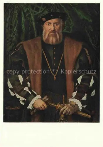 AK / Ansichtskarte Holbein Hans D. J. the Younger (1497-1543) Kuenstlerkarte Bildnis des Morette Leipzig Dresden 