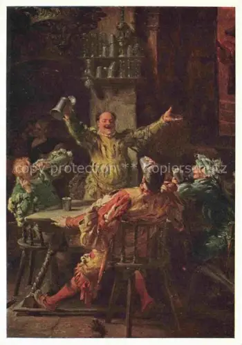 AK / Ansichtskarte GRueTZNER Eduar von (1846-1925) Kuenstlerkarte Auerbachs Keller Leipzig 
