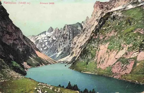 AK / Ansichtskarte Bruelisau Bruellisau Appenzell IR Panorama Faehlensee Blick gegen Altmann Appenzeller Alpen