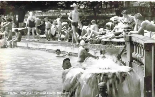 AK / Ansichtskarte VILLACH Kaernten AT Thermal Strandbad Warmbad