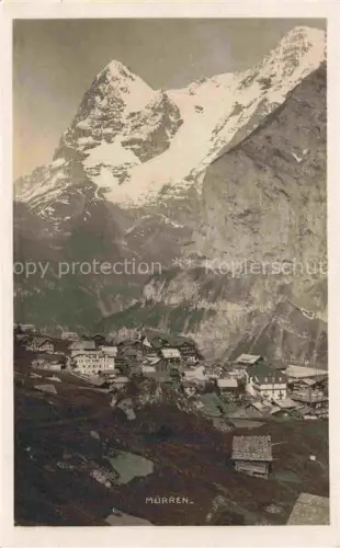 AK / Ansichtskarte Muerren BE Panorama Berner Alpen