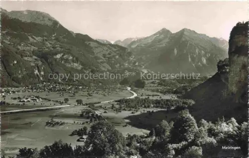 AK / Ansichtskarte Meiringen Oberhasli BE Panorama Berner Alpen