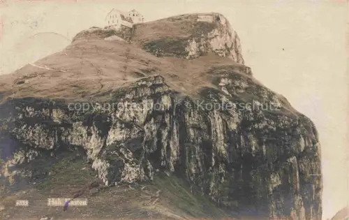 AK / Ansichtskarte Hoher Kasten Hohenkasten 1799m IR Berggasthaus Hohen Kasten Alpen