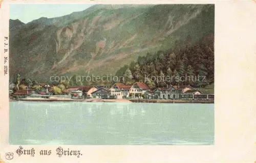 AK / Ansichtskarte Brienz Brienzersee BE Ansicht vom See aus