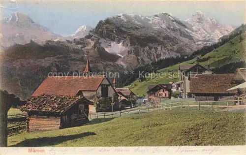 AK / Ansichtskarte Muerren BE Teilansicht Berner Alpen