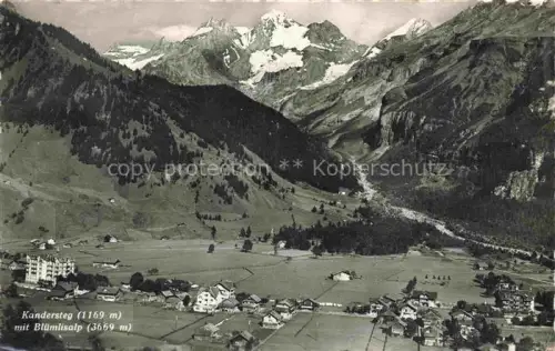 AK / Ansichtskarte Kandersteg Adelboden BE Panorama Blick gegen Bluemlisalp Berner Alpen