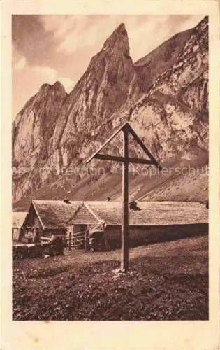 AK / Ansichtskarte Appenzeller Land IR Fesselalp am Saentis Appenzeller Alpen