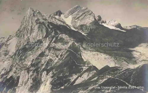 AK / Ansichtskarte Appenzeller Land IR Lisengrat Saentis Bergwelt Appenzeller Alpen
