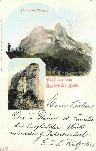 AK / Ansichtskarte Appenzeller Land IR Stauberen Kaenzeli Bergwelt Appenzeller Alpen