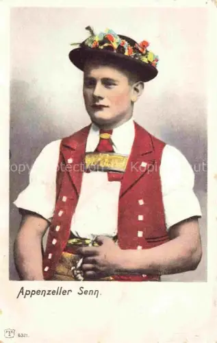 AK / Ansichtskarte Appenzeller Land IR Appenzeller Senn Trachten