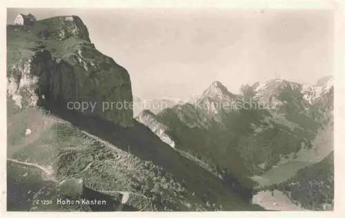 AK / Ansichtskarte Appenzeller Land IR Hoher Kasten Berggasthof Alpenpanorama