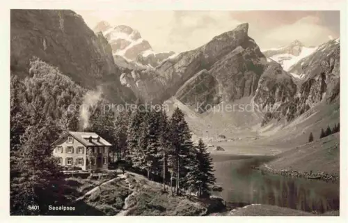 AK / Ansichtskarte Appenzeller Land IR Panorama Seealpsee Appenzeller Alpen