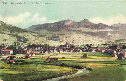 AK / Ansichtskarte Appenzell-Stadt IR Panorama Blick auf Hohen Kasten