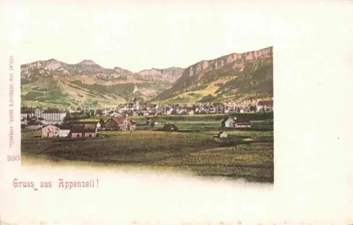 AK / Ansichtskarte Appenzell-Stadt IR Panorama