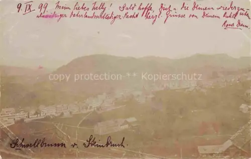 AK / Ansichtskarte Schwellbrunn Appenzell AR Panorama Blick vom Steinbruch aus