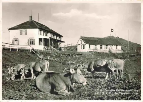 AK / Ansichtskarte Hundwil AR Gasthaus Hundwilerhoehe Viehweide Kuehe