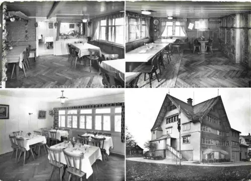 AK / Ansichtskarte Wald Appenzell AR Gasthaus Pension Harmonie Gastraeume