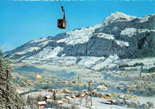 AK / Ansichtskarte Kitzbuehel Tirol AT mit Seilbahn und Kitzbueheler Horn