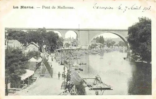 AK / Ansichtskarte Marne 51 Region Reims Pont de Mulhouse