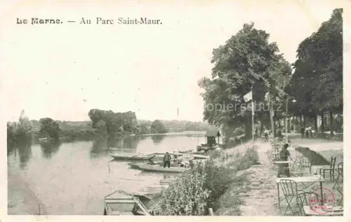 AK / Ansichtskarte La Marne (Region) REIMS 51 Marne Au Parc Saint Maur