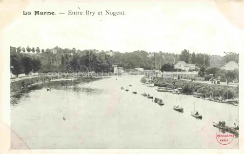 AK / Ansichtskarte La Marne (Region) REIMS 51 Marne Entre Bry et Nogent