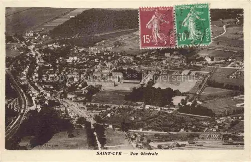 AK / Ansichtskarte SAINT-CYR -SUR-MER 83 Var Vue generale aerienne