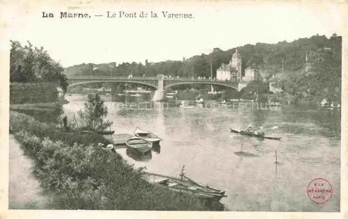 AK / Ansichtskarte La Marne (Region) REIMS 51 Marne Le Pont de la Varenne