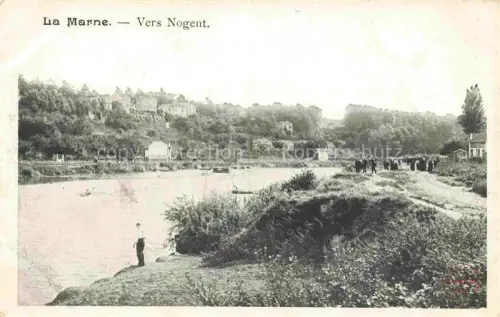 AK / Ansichtskarte La Marne (Region) REIMS 51 Marne Vers Nogent