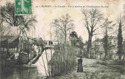 AK / Ansichtskarte ALBERT  Peronne 80 Somme La Cascade Force motrice de l'Etablissement Rocher