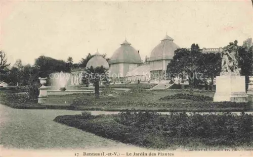 AK / Ansichtskarte RENNES 35 Ille-et-Vilaine Le Jardin des Plantes