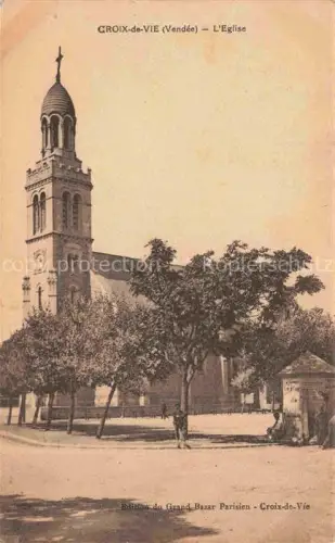AK / Ansichtskarte Croix-de-Vie Les Sables-d Olonne Vendee 85 Vendee Eglise