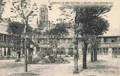 AK / Ansichtskarte ROUEN 76 Seine-Maritime Institution de Mlle Guitton Altre Saint Maclou