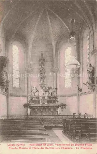 AK / Ansichtskarte Laigle L Aigle Mortagne-au-Perche 61 Orne Institution St Jean Pensionnat de Jeunes Filles La Chapelle