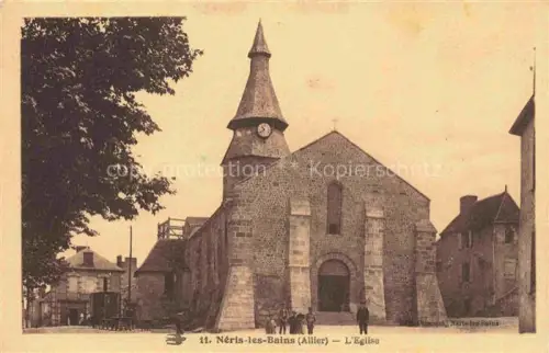 AK / Ansichtskarte Neris-les-Bains Montlucon 03 Allier Eglise