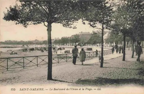 AK / Ansichtskarte SAINT-NAZAIRE  ST-NAZAIRE 44 Loire-Atlantique Le Boulevard de l'Ocean et la Plage