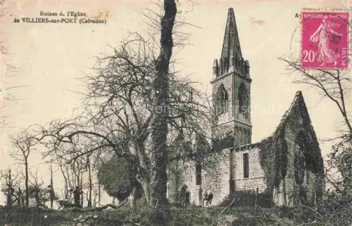 AK / Ansichtskarte Villiers-sur-Loir VENDOME 41 Loir-et-Cher Ruines de l'Eglise