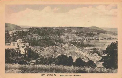 AK / Ansichtskarte St-Avold Saint-Avold 57 Moselle Blick von der Niedeck