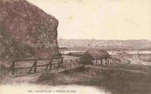 AK / Ansichtskarte GRANVILLE 50 Manche Chemin du Roc