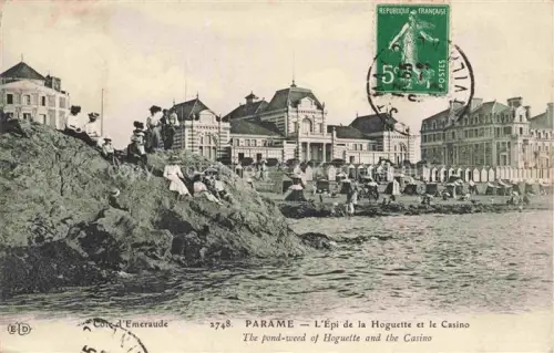 AK / Ansichtskarte PARAME St-Malo 35 Ille-et-Vilaine Epi de la Hoguette et le Casino