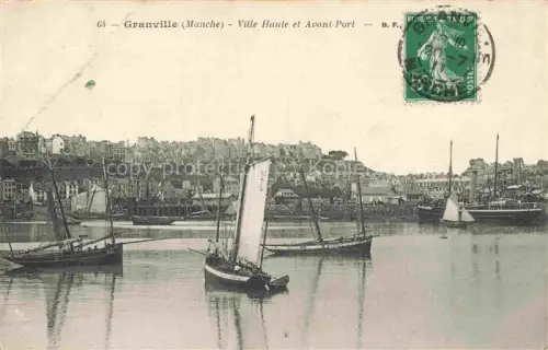 AK / Ansichtskarte GRANVILLE 50 Manche Ville Haute et Avant Port
