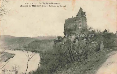 AK / Ansichtskarte Chateau de Montfort (Dordogne) Vitrac Sarlat-la-Caneda 24 Dordogne Panorama