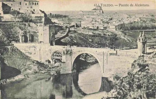 AK / Ansichtskarte TOLEDO Castilla-La Mancha ES Puente de Alcantara