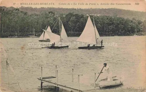 AK / Ansichtskarte Meulan-les-Mureaux Mantes-la-Jolie 78 Yvelines Cerele de La Voile de Paris Arrivee des Concurrents