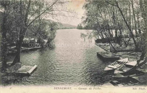 AK / Ansichtskarte Dennemont Follainville-Dennemont Mantes-la-Jolie 78 Yvelines Garage de Peche
